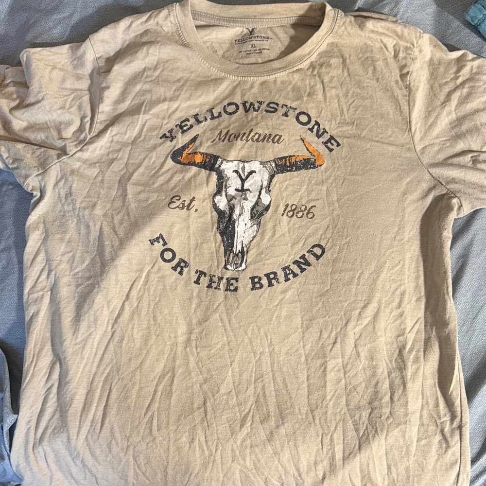 Yellowstone For The Brand Cream Graphic Short Sleeve Tee
